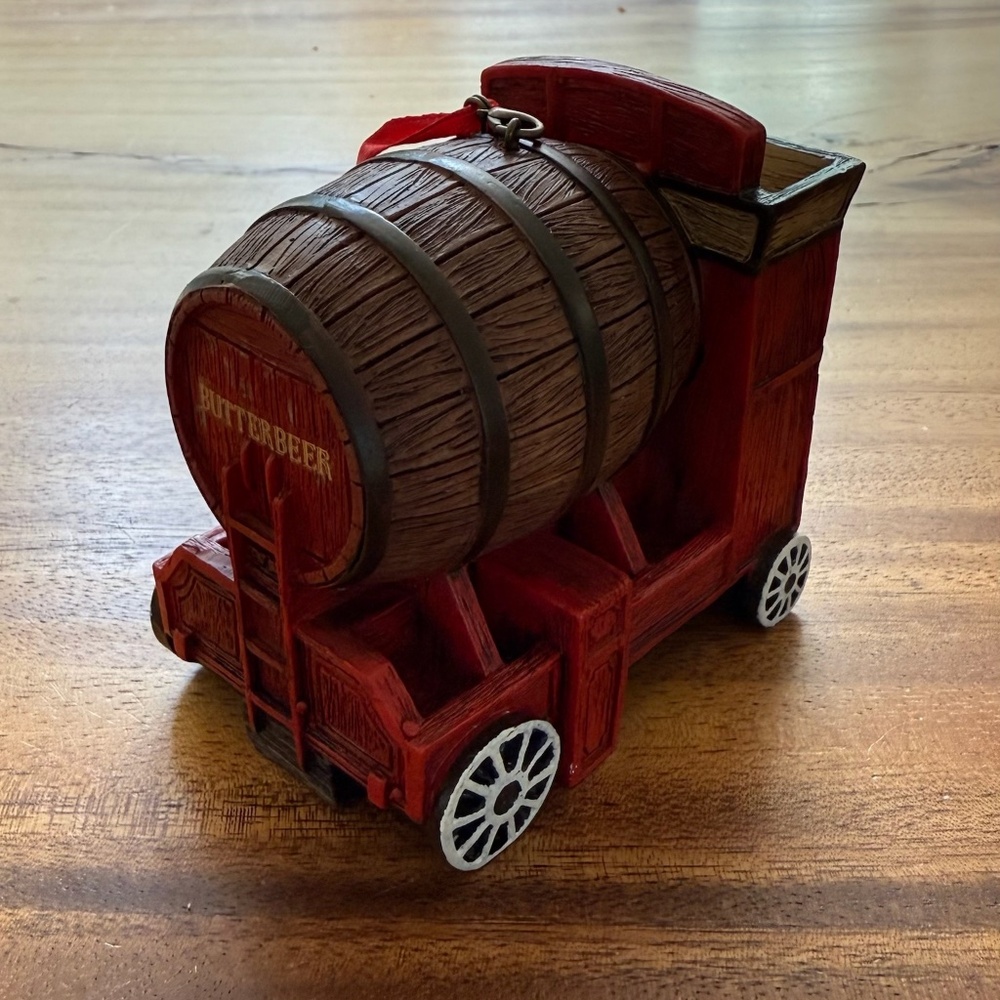 Wizarding World of Harry Potter Butterbeer cart ornament